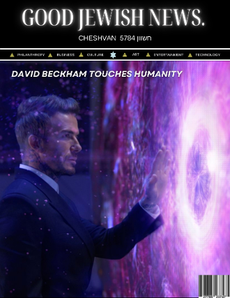 David Beckham on the cover of Good Jewish News Magazine