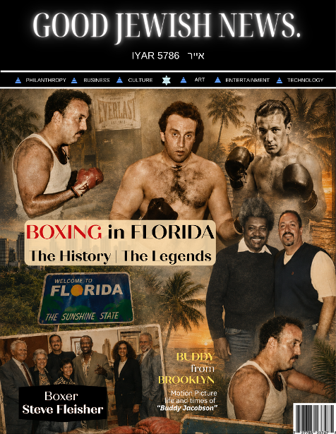 Steve Fleisher on the Cover of Good Jewish News Magazine