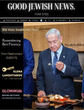 Bibi - Benjamin Netanyahu on the cover of Good Jewish News 